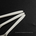 Biodegradable white spoon 4.5"  in USA/European Market